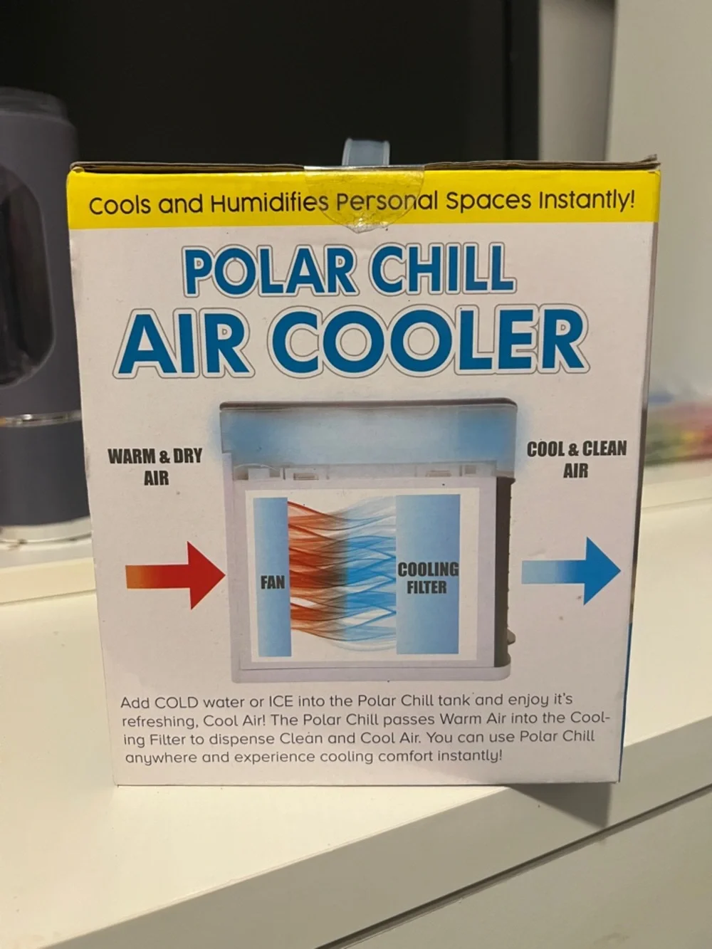 Polar Chill Air Cooler - Blue and White - Picture 4 of 5